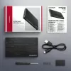 Axagon EE25-XA6C box esterno compatto in alluminio USB-C 5 Gbit/s – SATA 6G per SSD/HDD da 2,5
