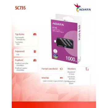 SSD ADATA 1 TB esterno 2,5