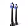 Testine spazzolino Philips Sensitive HX6052/88 confezione da 2, 2 pz., nero, 3 mesi, extra morbide, Philips, Philips Sonicare