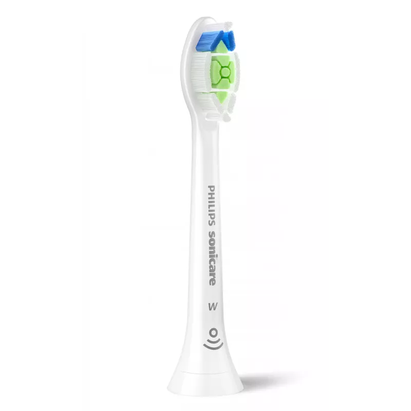 Testine spazzolino Philips HX6062/87 ricambio confezione da 2, setole medie, bianco