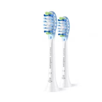 Testine spazzolino Philips Premium Plaque Defence HX9042/87 confezione da 2, 2 pezzi, bianco, 3 mesi, medie, Philips