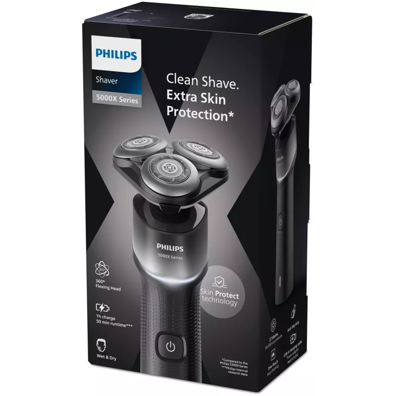 Rasoio Philips Shaver 5000X series X5004/00 rasoio bagnato e asciutto