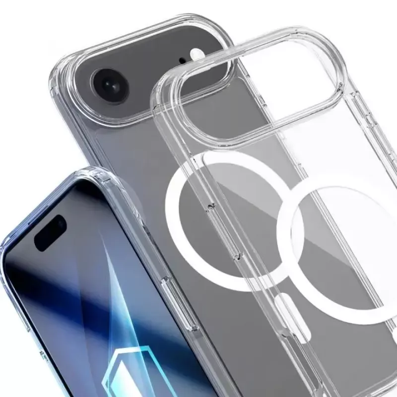 Custodia 3MK per Apple iPhone 17 Air – custodia trasparente TPU/PU, compatibile con schermo da 6,5