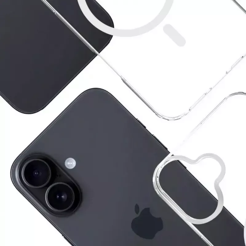 3mk Armor MagCase custodia per Apple iPhone 17, compatibile MagSafe, cover posteriore in TPU, angoli rinforzati, trasparente