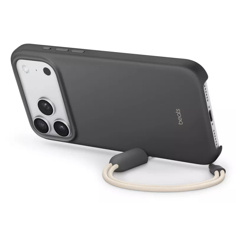 APPLE Beats iPhone 17 Pro Max - custodia con kickstand, MagSafe e controllo fotocamera - grigio granito