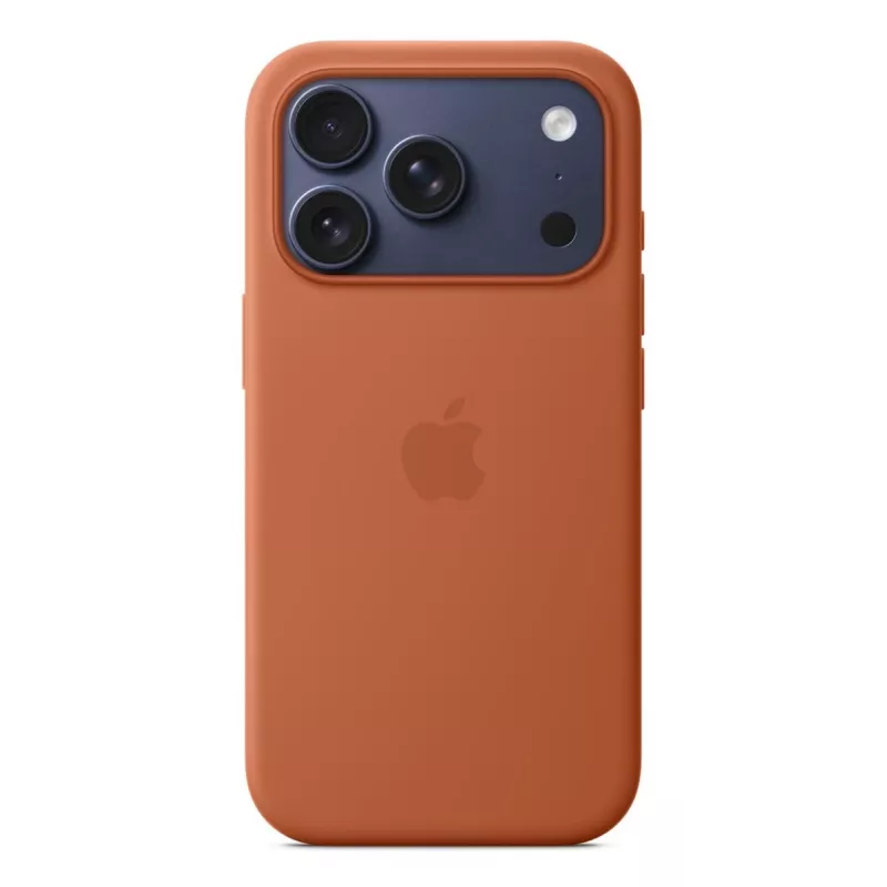 APPLE iPhone 17 Pro – custodia in silicone con MagSafe – terracotta