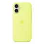 Custodia Apple iPhone 17 silicone con MagSafe giallo neon