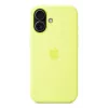 Custodia Apple iPhone 17 silicone con MagSafe giallo neon