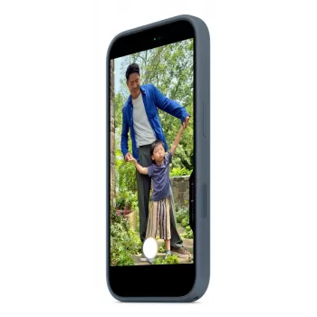 APPLE iPhone 17 – custodia in silicone con MagSafe – Anchor Blue