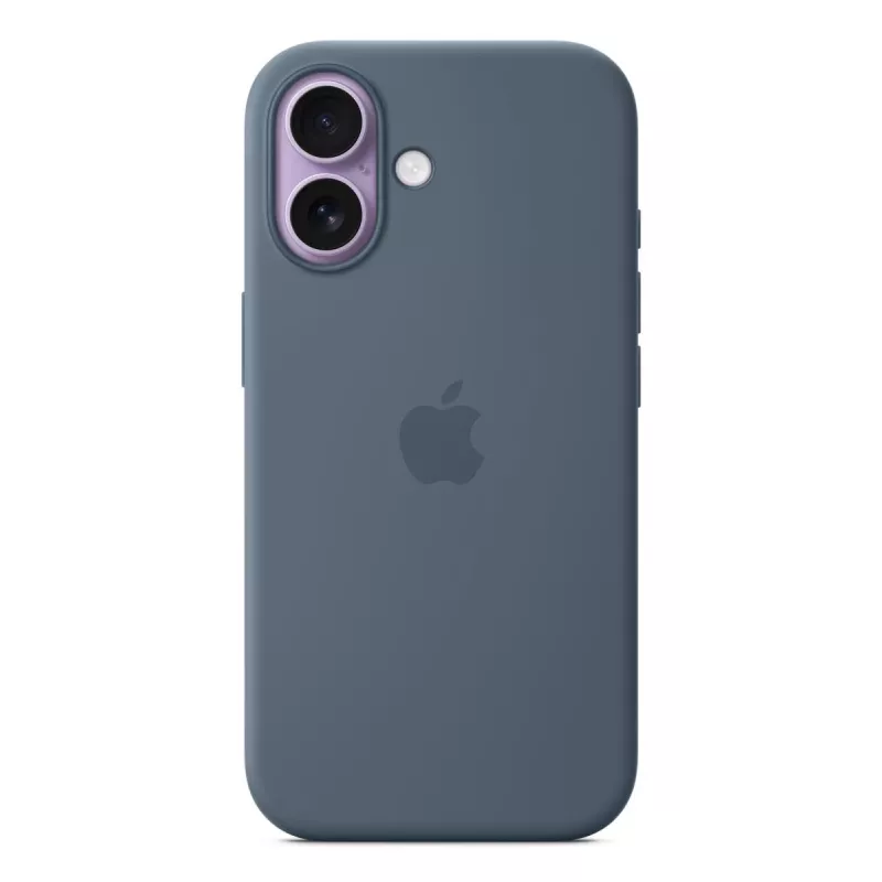 APPLE iPhone 17 – custodia in silicone con MagSafe – Anchor Blue