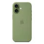 Custodia in silicone Apple iPhone 17 MagSafe Light Moss verde