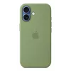 Custodia in silicone Apple iPhone 17 MagSafe Light Moss verde