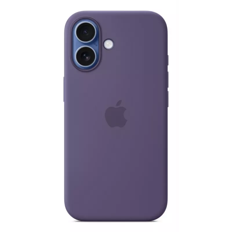 Custodia in silicone Apple iPhone 17 lilla Fog monochromatic
