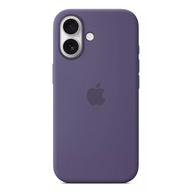 Custodia in silicone Apple iPhone 17 lilla Fog monochromatic