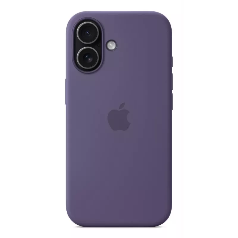 Custodia in silicone Apple iPhone 17 lilla Fog monochromatic