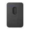 Portacarte Apple iPhone FineWoven Wallet con MagSafe nero Microtwill