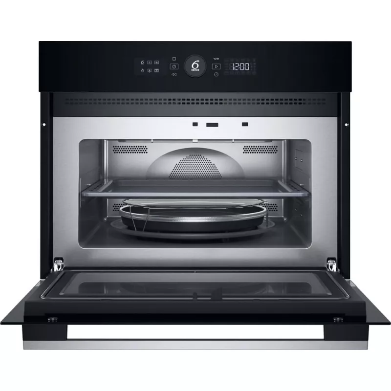 Whirlpool WMW57DHMX Microonde combinato nero, acciaio inox da incasso 40 L 900 W