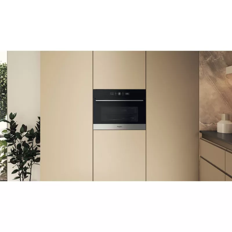 Whirlpool WMW57DHMX Microonde combinato nero, acciaio inox da incasso 40 L 900 W