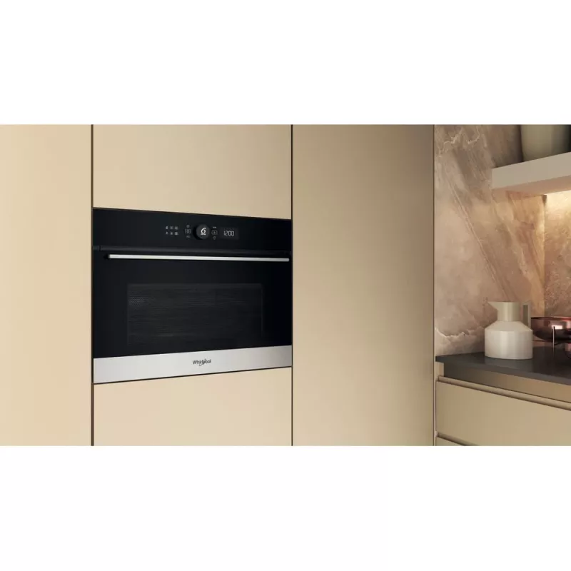 Whirlpool WMW57DHMX Microonde combinato nero, acciaio inox da incasso 40 L 900 W