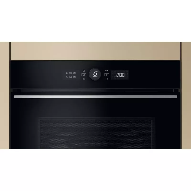 Whirlpool WMW57DHMX Microonde combinato nero, acciaio inox da incasso 40 L 900 W