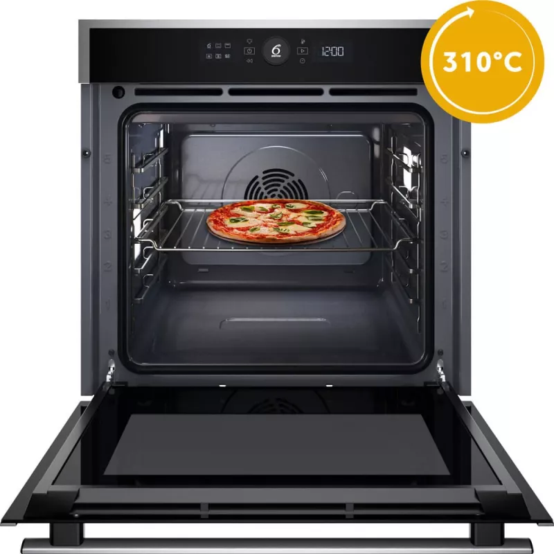 Whirlpool WOI4S8CM1SXA 73 L nero, acciaio inox