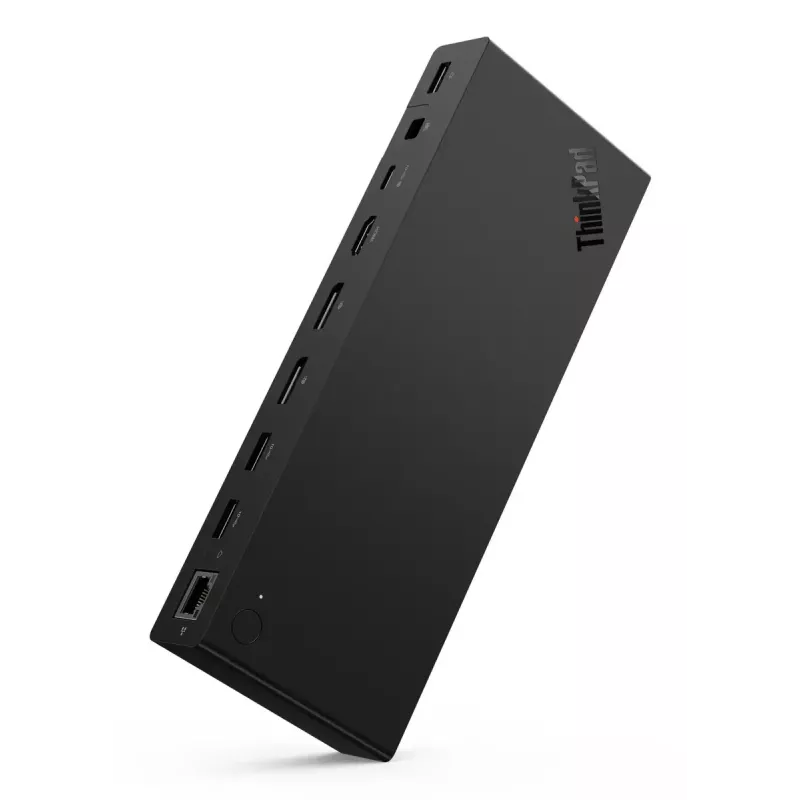 Docking station Lenovo ThinkPad USB4 Smart Dock 5500 – host USB4, 4x USB-A Gen2, HDMI, Gigabit Ethernet, alimentatore 135W, Eclipse nero
