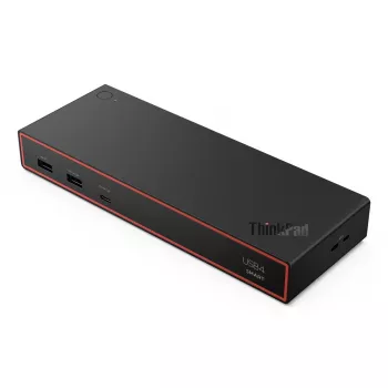 Docking station Lenovo ThinkPad USB4 Smart Dock 5500 – host USB4, 4x USB-A Gen2, HDMI, Gigabit Ethernet, alimentatore 135W, Eclipse nero