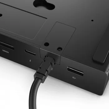 Lenovo ThinkPad Thunderbolt 4 Smart Dock Gen2 7500 con filo nero 100W Power Delivery 2500Mbit/s