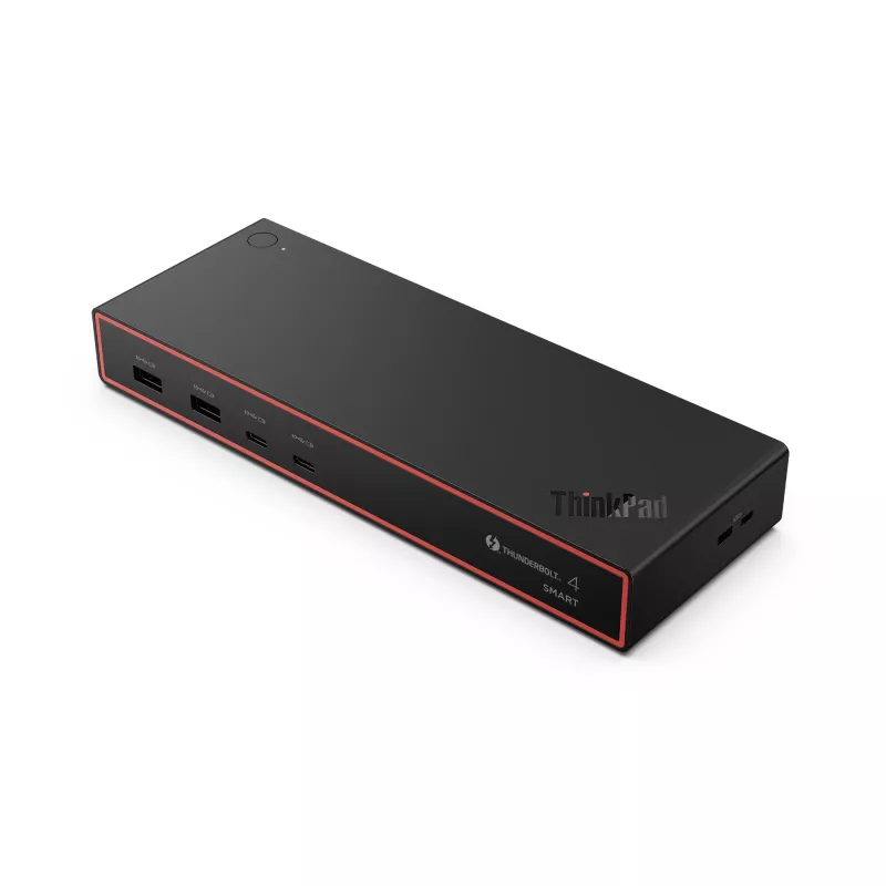 Lenovo ThinkPad Thunderbolt 4 Smart Dock Gen2 7500 con filo nero 100W Power Delivery 2500Mbit/s
