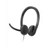 Lenovo VoIP Headset 5000 cuffie con filo con archetto ufficio/call center USB Type-C nero