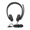 Lenovo VoIP Headset 5000 cuffie con filo con archetto ufficio/call center USB Type-C nero