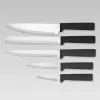 Coltello da cucina Maestro MR-1412-Nero set coltelli e tagliere