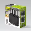 Coltello da cucina Maestro MR-1412-Nero set coltelli e tagliere