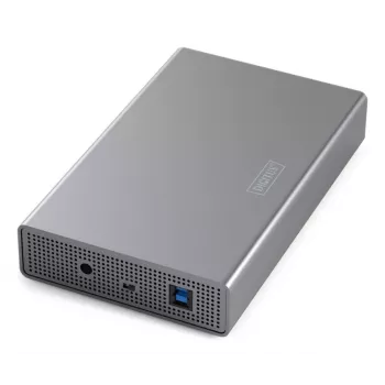 Case HDD Digitus DA-71106-1 USB 3.0 3,5 pollici SATA 16TB alluminio