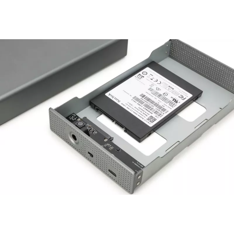 Case HDD Digitus DA-71106-1 USB 3.0 3,5 pollici SATA 16TB alluminio