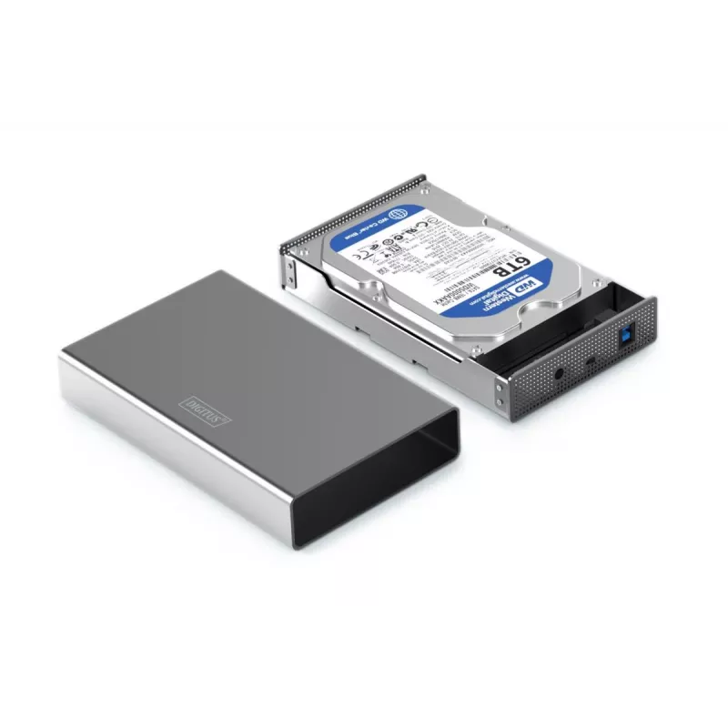 Case HDD Digitus DA-71106-1 USB 3.0 3,5 pollici SATA 16TB alluminio