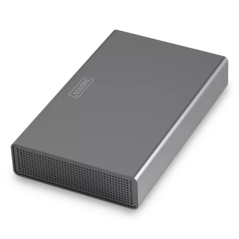 Case HDD Digitus DA-71106-1 USB 3.0 3,5 pollici SATA 16TB alluminio