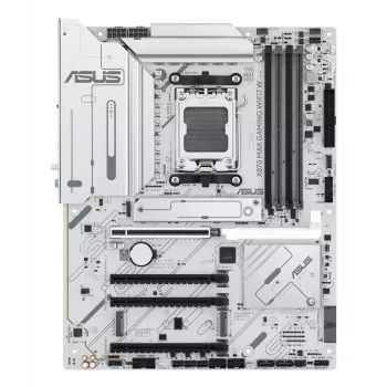 Scheda madre ASUS X870 MAX GAMING WIFI7 W ATX — AMD X870, socket AM5, DDR5, 4 DIMM, Wi‑Fi 7, 2,5Gb LAN