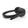 Cuffie con ANC Lenovo 6550 wireless con archetto ufficio/call center USB Type-C Bluetooth nero