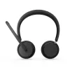 Cuffie con ANC Lenovo 6550 wireless con archetto ufficio/call center USB Type-C Bluetooth nero