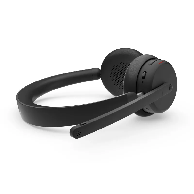 Cuffie Lenovo 6550 wireless con archetto ufficio/call center USB Type-C Bluetooth nero
