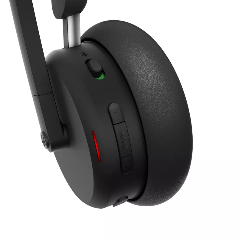 Cuffie Lenovo 6550 wireless con archetto ufficio/call center USB Type-C Bluetooth nero