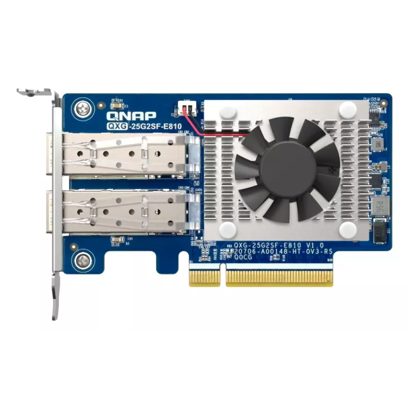 Scheda di rete QNAP QXG-25G2SF-E810 interna fibra ottica 25000 Mbit/s