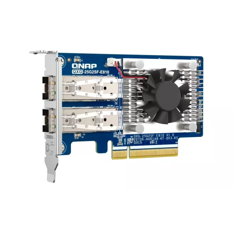 Scheda di rete QNAP QXG-25G2SF-E810 interna fibra ottica 25000 Mbit/s