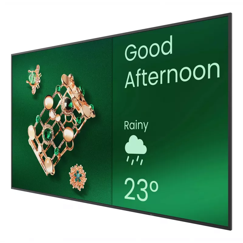 Monitor piatto digital signage BenQ ST4304 109,2 cm (43 pollici) 350 cd/m² 4K Ultra HD nero con processore integrato Android 14 18/7