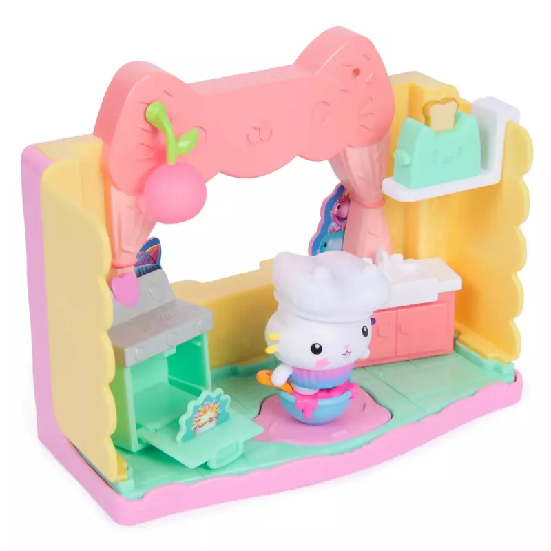 Action figure Gabby's Dollhouse Cakeys Sprinkle Cake-tastic cucina multicolore