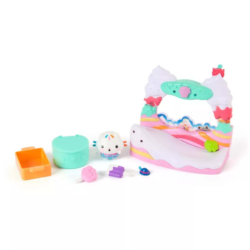 Action figure Gabby's Dollhouse Cakey Cat's balcone delle dolcezze multicolore