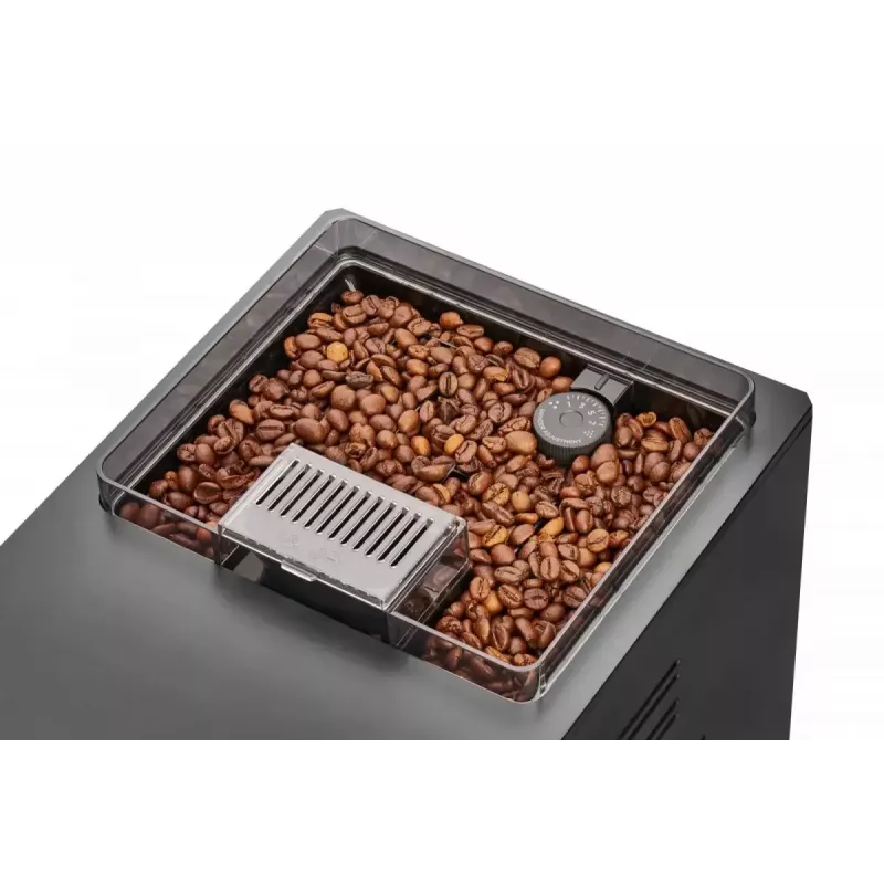 Amica Elegance CM 7011 macchina per caffè espresso, macinacaffè in acciaio, sistema di montatura del latte integrato
