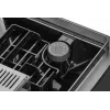 Amica Elegance CM 7011 macchina per caffè espresso, macinacaffè in acciaio, sistema di montatura del latte integrato