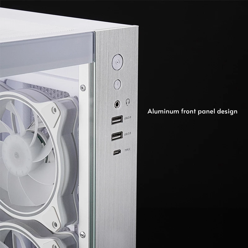 Case per computer Chieftec GM-30W-TG-OP Cube bianco